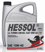 HESSOL Turbo Diesel LL - 10W40 -  1 л Масло моторн