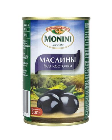 Маслины Monini без косточки, 300 г