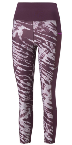 Легинсы Puma 5K Graphic High Waist 7/8 — puma black/stardust print