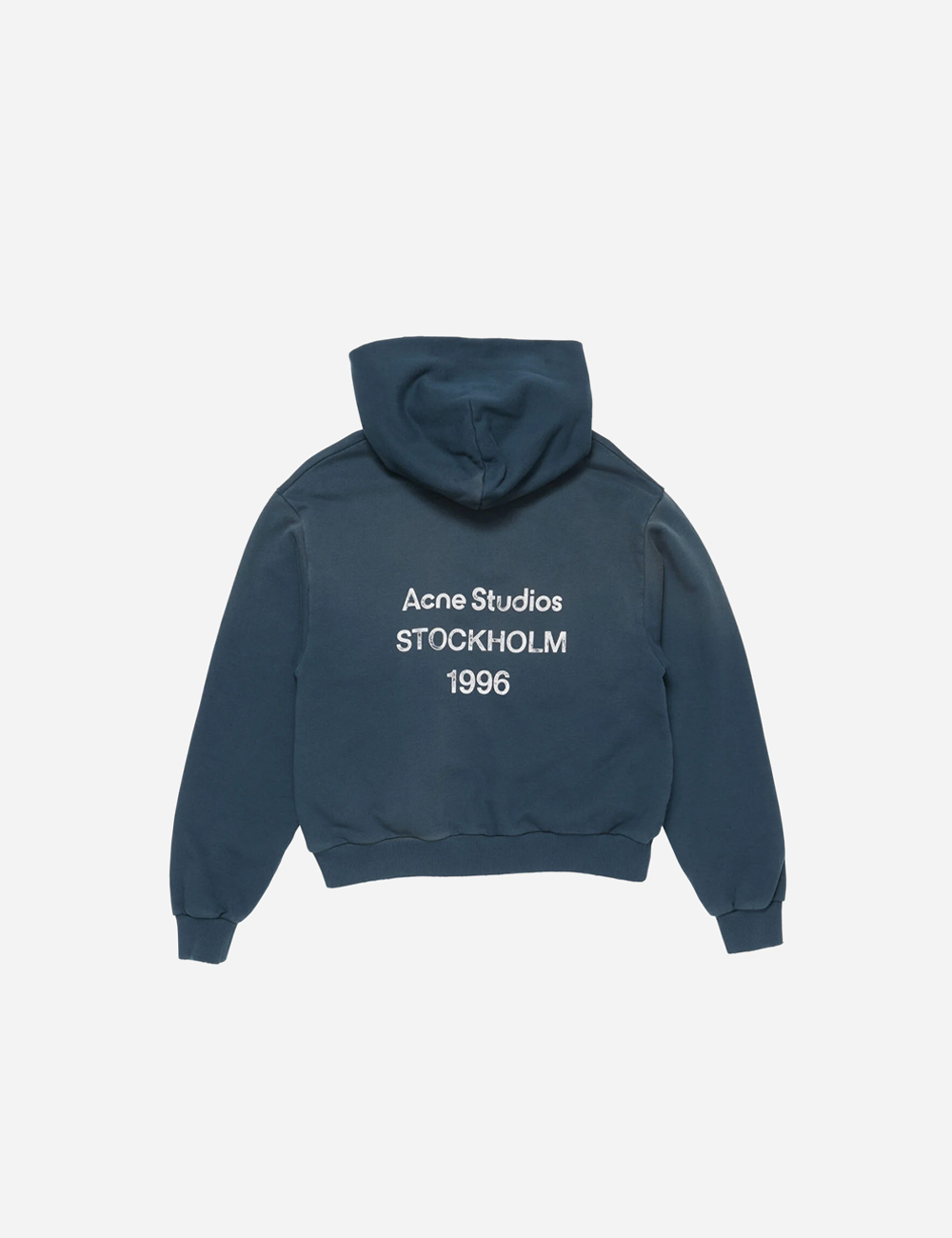 Acne Studios Logo Hooded Sweater "Deep Blue"