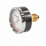 Термоманометр МД04 осевой Дк80 0-1,6 МПа G1/4" 120С с переходником на G1/2" ЭКОМЕРА МД04-80-G-1,6МПа-120-ОИ