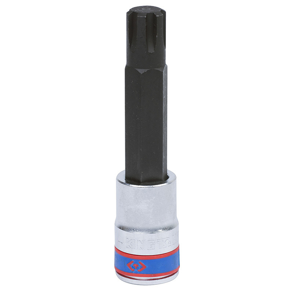 KING TONY (404914) Насадка (бита) торцевая 1/2", L = 100 мм, RIBE, M14