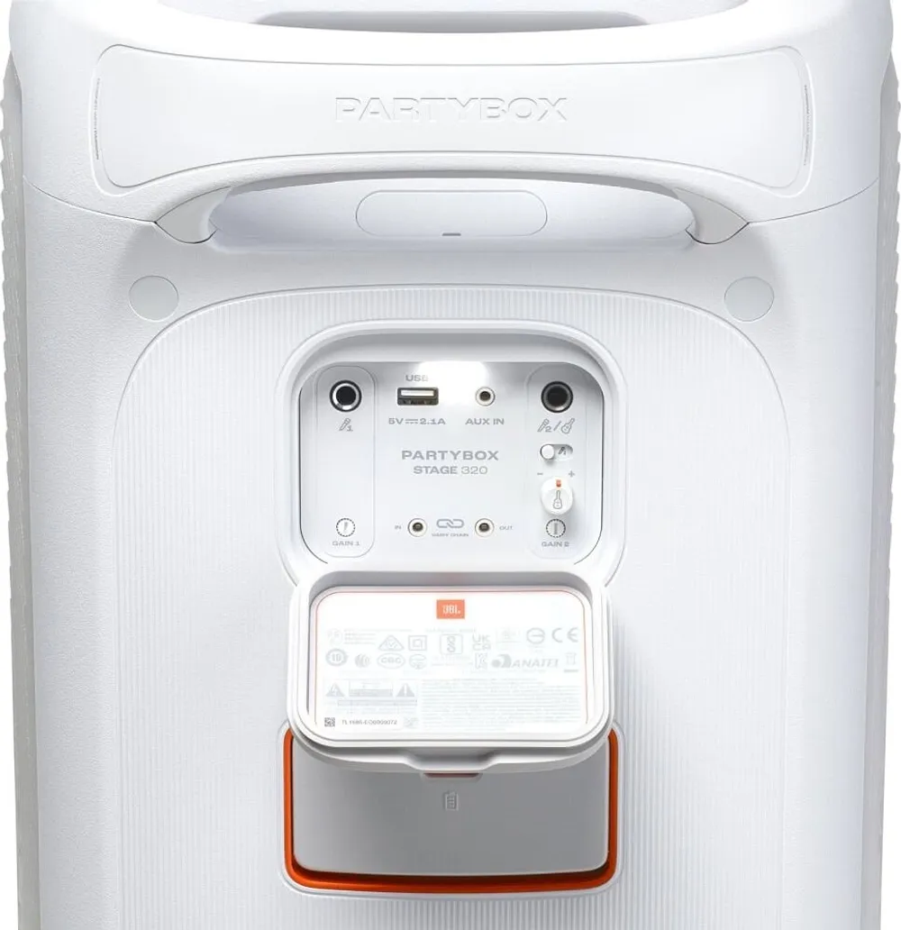 Беспроводная акустика JBL PartyBox Stage 320 White - 5