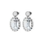 Серьги Qudo TIVOLA UNICA big (S/P) Crystal 2,65 cm 332000