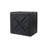 Ударопрочный пластиковый Рэковый кейс 8 юнитов KZCASE@RACK8U