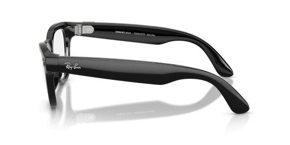 Умные очки Ray-Ban Meta Skyler Gen 2 (RW4014) Shiny Black/Clear Blue-Violet Light Filter S52 T150