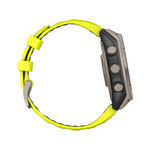 Умные часы Garmin Fenix 8, 47мм, Solar Sapphire Titanium Yellow (010-02906-21)