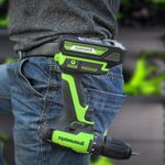 Аккумуляторная ударная дрель шуруповерт Greenworks GD24DD60K2, 3704107UA, 24v, АКБ 2 А·ч и ЗУ в кейсе