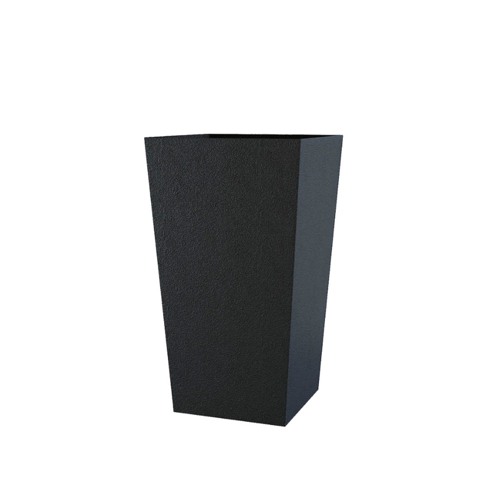 Кашпо CONIC NERO 30x30x50