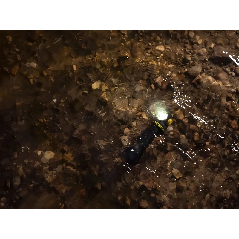 Мультифонарь Armytek Elf C2 Max LR USB-C дальнобойный (тёплый свет) - работа под водой