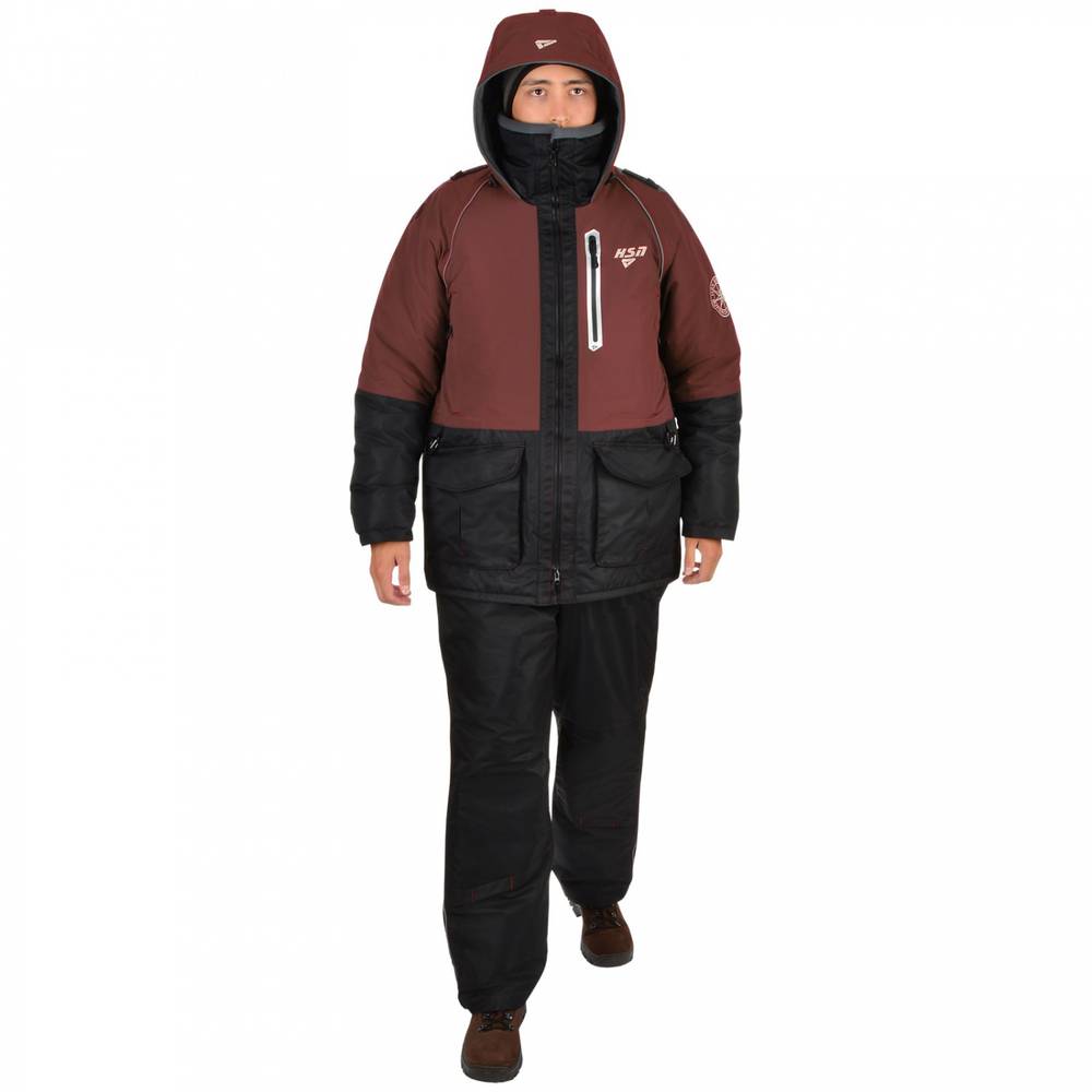 Костюм мужской зимний "Arctic VII comfort" -45, hardguard, махагон, ХСН