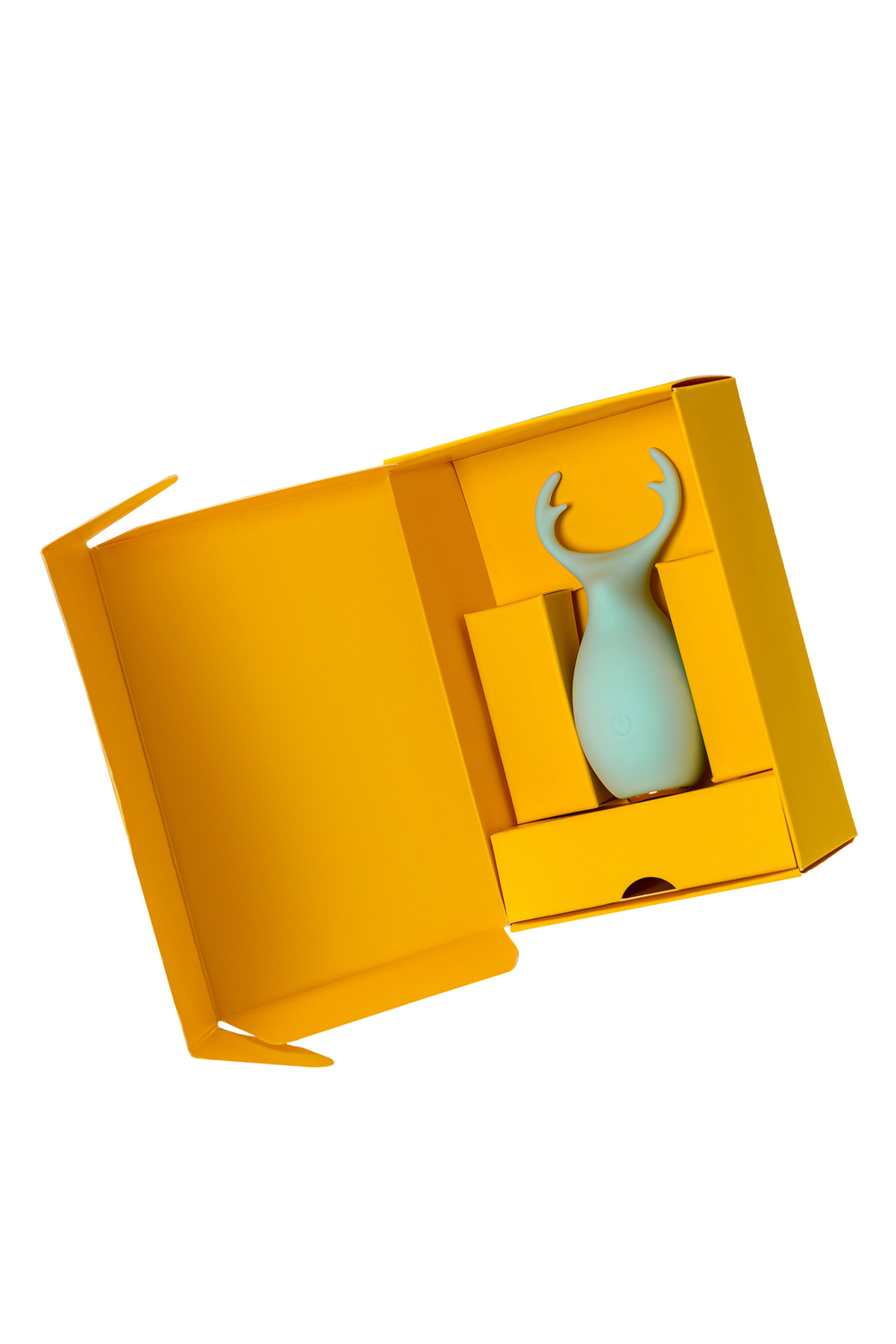 Вибратор Mr.Moose из силикона бирюзовый 9,5 см