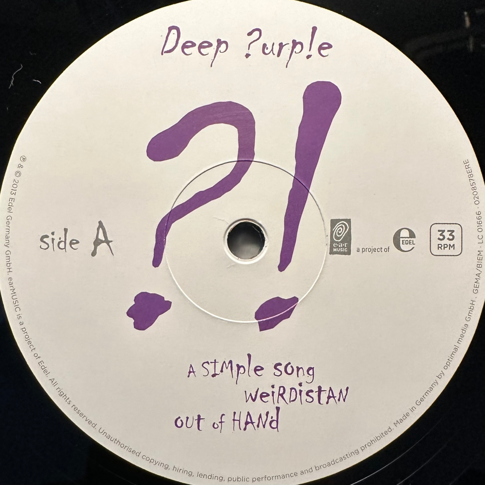 Deep purple - Now What?! 2LP (Европа 2013г.)