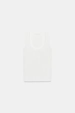 ТОП ИЗ ПОЛИАМИДА С ШИРОКИМИ БРЕТЕЛЯМИ — ZARA