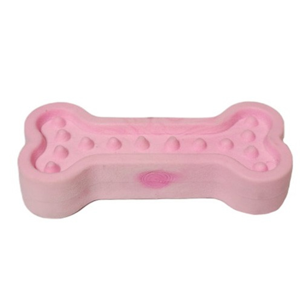 Homepet Foam TPR Puppy 13 см × 6 см игрушка для собак косточка розовая