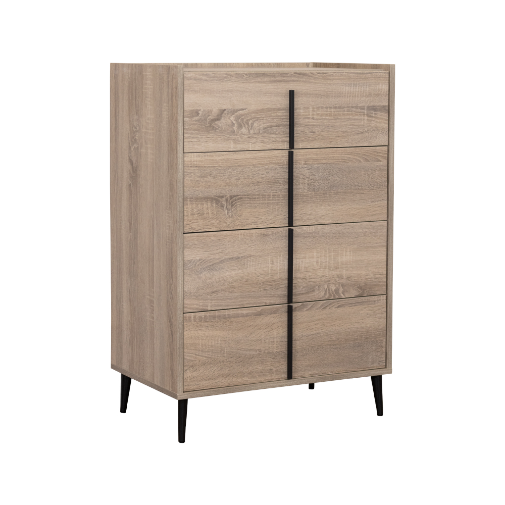 Комод на ножках Line 070 Roble/Antracita Koala Beds