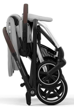 Прогулочная коляска Cybex Eezy S Twist Plus 2 SLV Fog Grey с дождевиком