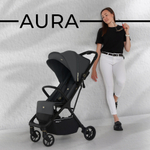 Прогулочная коляска Sweet Baby Aura Grey