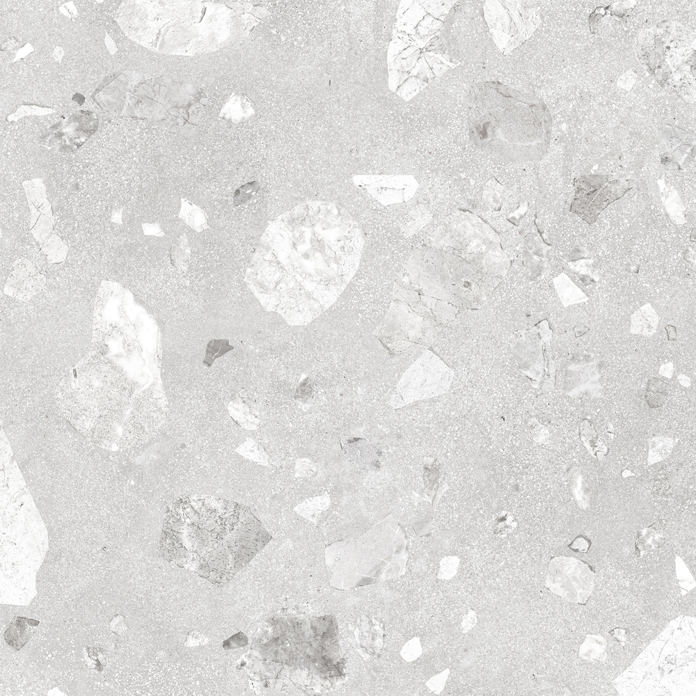 Терраццо сер КГ 01 / Terrazzo grey PG 01  450х450 (1-й сорт)
