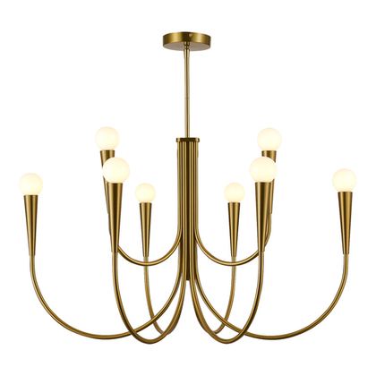 Светильник подвесной ST-Luce Латунь 9*60W DUTCHESS sl1243.303.09