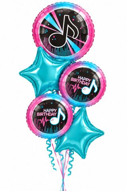 Мини букет шаров "Тик-ток Birthday Party"