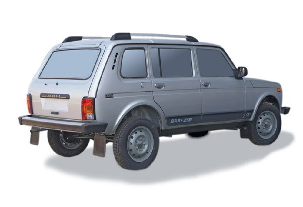 Рейлинги чёрные для Нива 4x4/Легенд (5 дв)