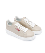 Кожаные кроссовки Dsquared2 - бежевый(SNM0354 25107398)
