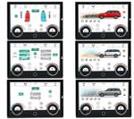 Сенсорная панель климата Range Rover 4 2012-2017 - Kuberg ZF-2011 LCD/ЖК экран 10" без отверстия под CD