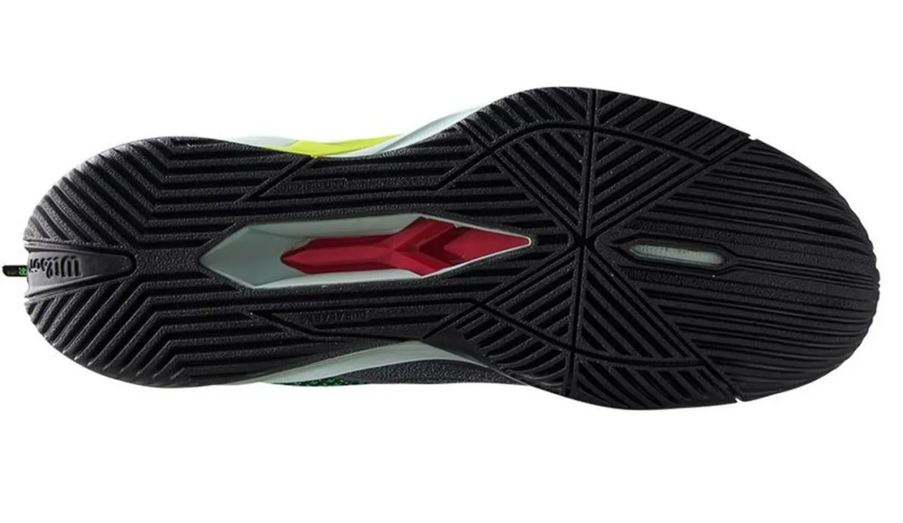Теннисные кроссовки Wilson Rush Pro Extra Duty - black/safety yellow/green