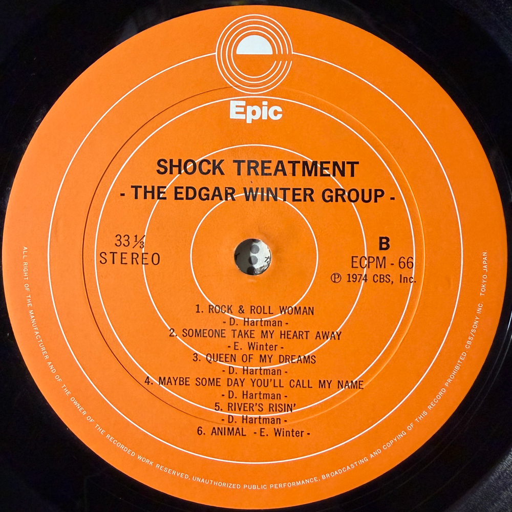 The Edgar Winter Group ‎– Shock Treatment (Япония 1974г.)