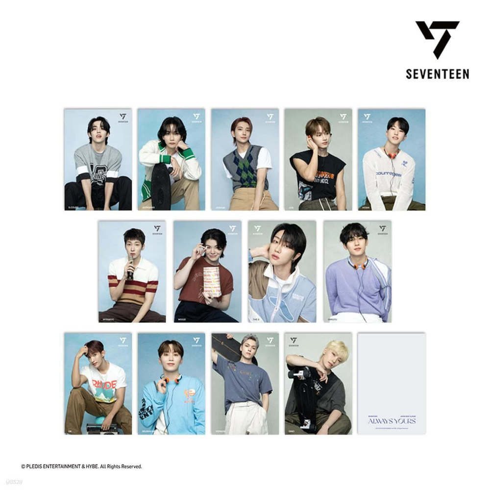 товары SEVENTEEN - ALWAYS YOURS VER.2 OFFICIAL MD LENTICULAR POSTCARD