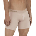 Бежевые удлиненные трусы-боксеры Natura Long Boxer (Размер: S) (Цвет: бежевый)