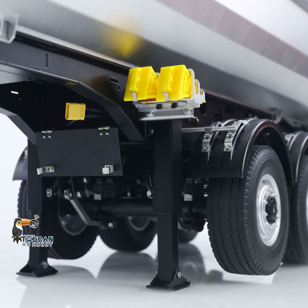Радиоуправляемый металлический тягач Kabolite 5801 серый 1/14 4x4 масштаб 1/14 , 2,4 ГГц , 4WD, 14-канальная радиоуправляемая модель самосвала , новинка 2025г
