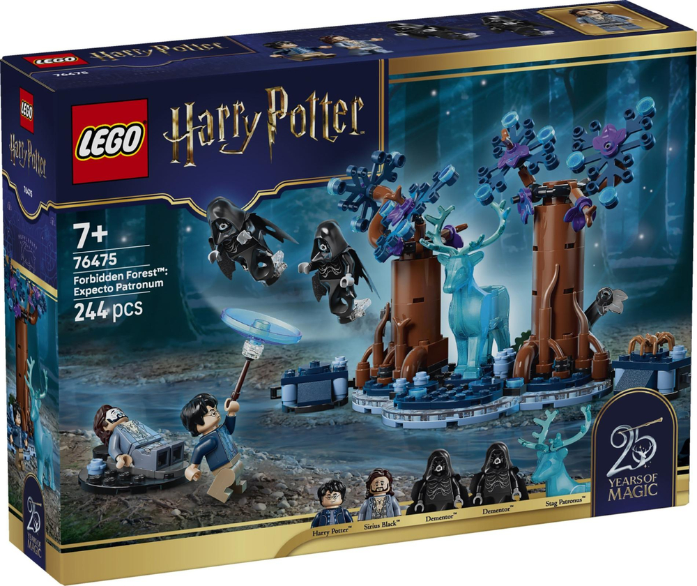 Конструктор Лего Гарри Поттер Патронус в Запретном лесу 76475 | LEGO Harry Potter Expecto Patronum 244 детали | 7+
