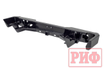 Бампер силовой задний Toyota Land Cruiser 78 2007+ с квадратом под фаркоп и фонарями РИФ