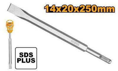 Зубило плоское SDS Plus 250x20 мм INGCO DBC0122501 INDUSTRIAL