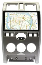 Магнитола для Lada Priora 2007-2013 (рамка серебро) - Vaycar VA33-3112-2K-1 на Android 13, Быстрая, 2K QLED, CarPlay, 4G SIM-слот