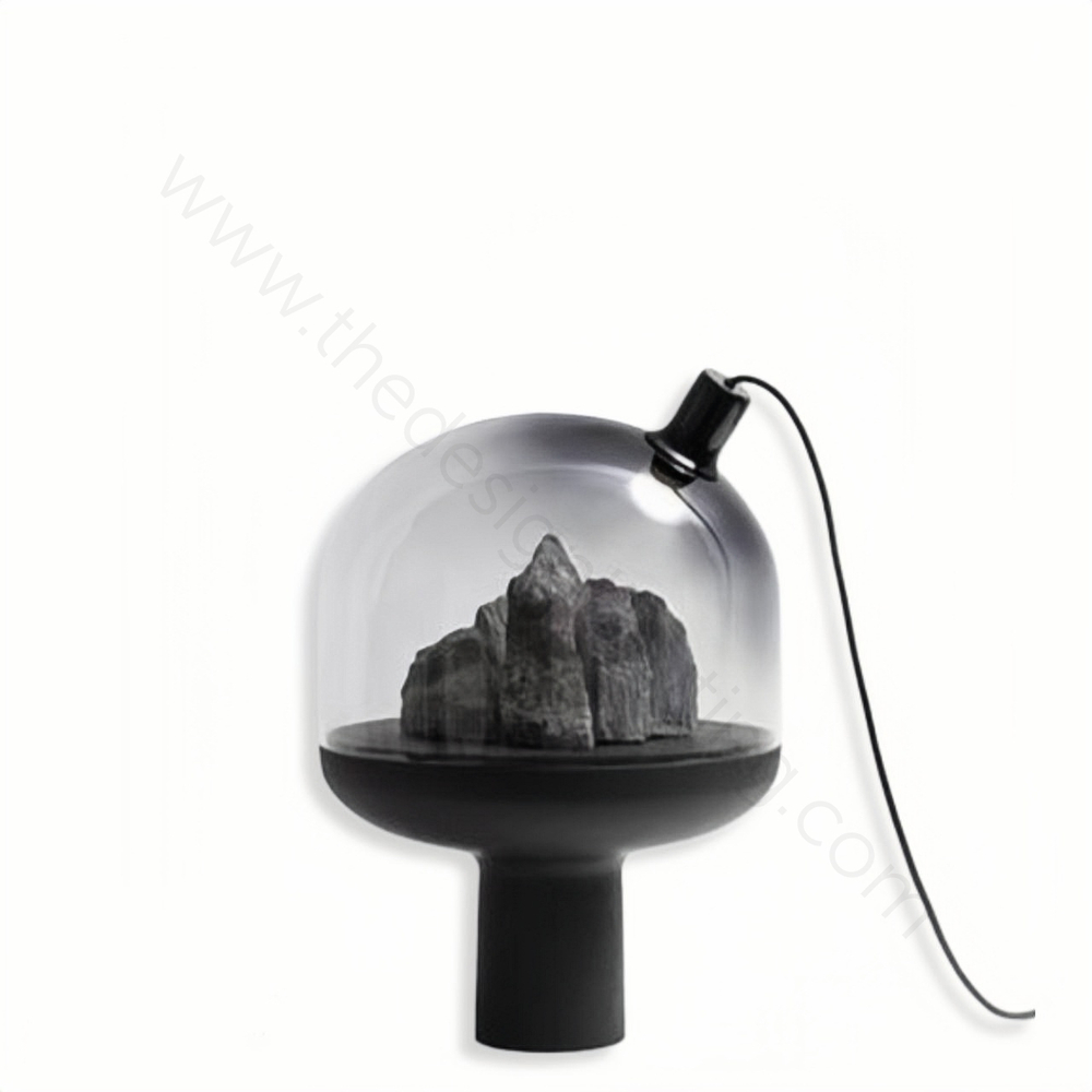 Table design lamp Sensibilites noir by GGSV
