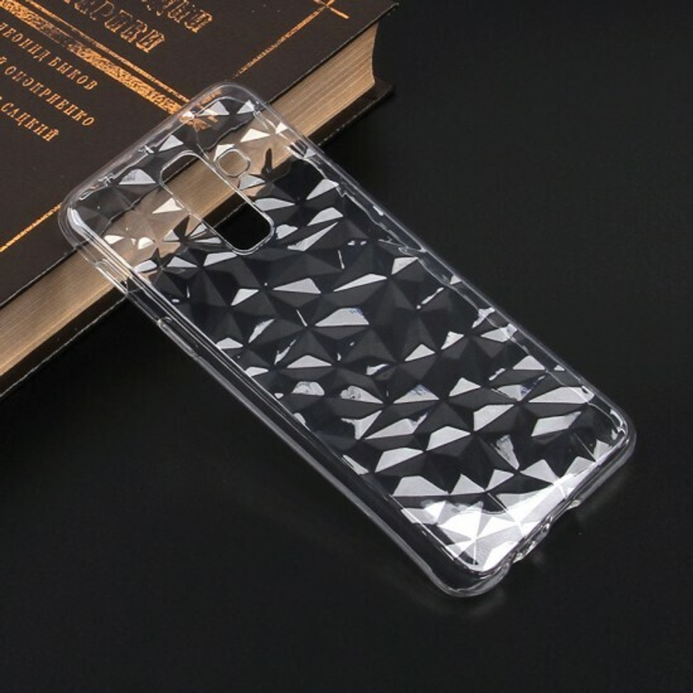 Силиконовый чехол Diamond для Samsung Galaxy A6+ (2018), 010635
