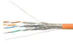 Кабель витая пара S/FTP 7 кат. 4 пары Cabeus SSTP-4P-Cat.7-SOLID-IN-LSZH