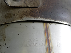 Насадка глушителя правая Changan UNI-K 20-нв Б/У Оригинал CD569F2713030300