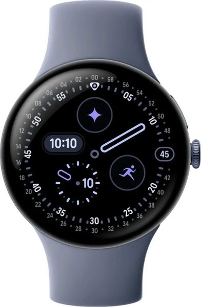 Умные часы Google Pixel Watch 4 45mm Wi-Fi (Satin Moonstone/Moonstone)