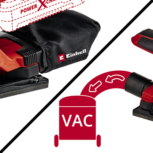 Шлифмашина аккумуляторная 18V вибрационная Einhell PXC TC-OS 18/187 Li- Solo без АКБ и ЗУ