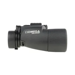 Бинокль Veber Omega БПЦс 10x40WP с сеткой, вид сбоку с логотипом Omega