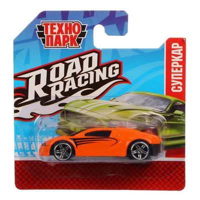 Модель ин. мет. "Road Racing. Суперкар" 7,5см. в ассорт, блистер RR-7-2145964-R (576) (Технопарк)