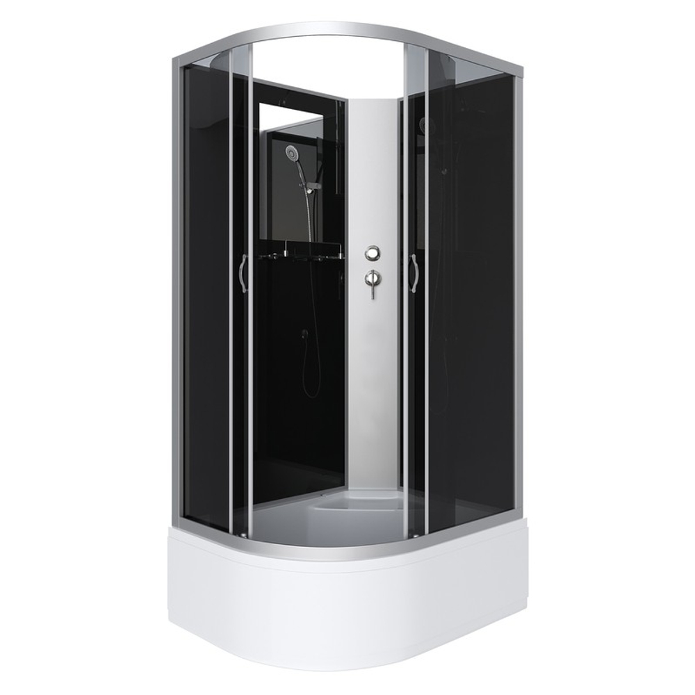 Душевая кабина Niagara Classic NG-2510-14RBK (120х80х200) высокий поддон(40см),стекло тонированное,4 места