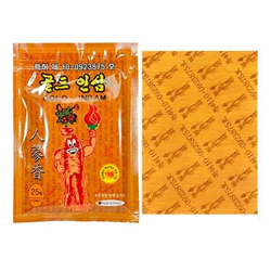 Пластырь Gold Insam Greenon Red Ginseng Plast, 25 шт.