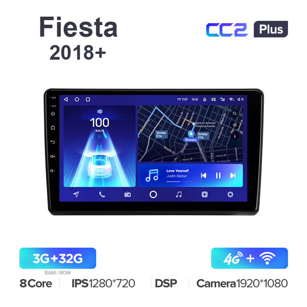 Teyes CC2 Plus 10,2"для Ford Fiesta 2018+