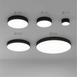 Потолочный светодиодный светильник Arte Lamp FADO A7399PL-1BK