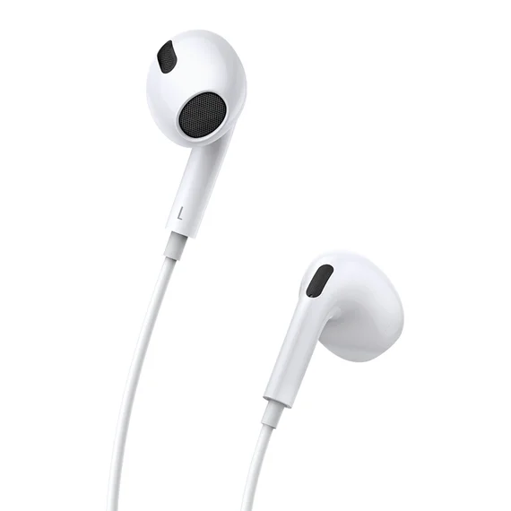 Проводные наушники Baseus Encok Type-C Lateral in-Ear Wired Earphone C17 (NGCR010002) белые